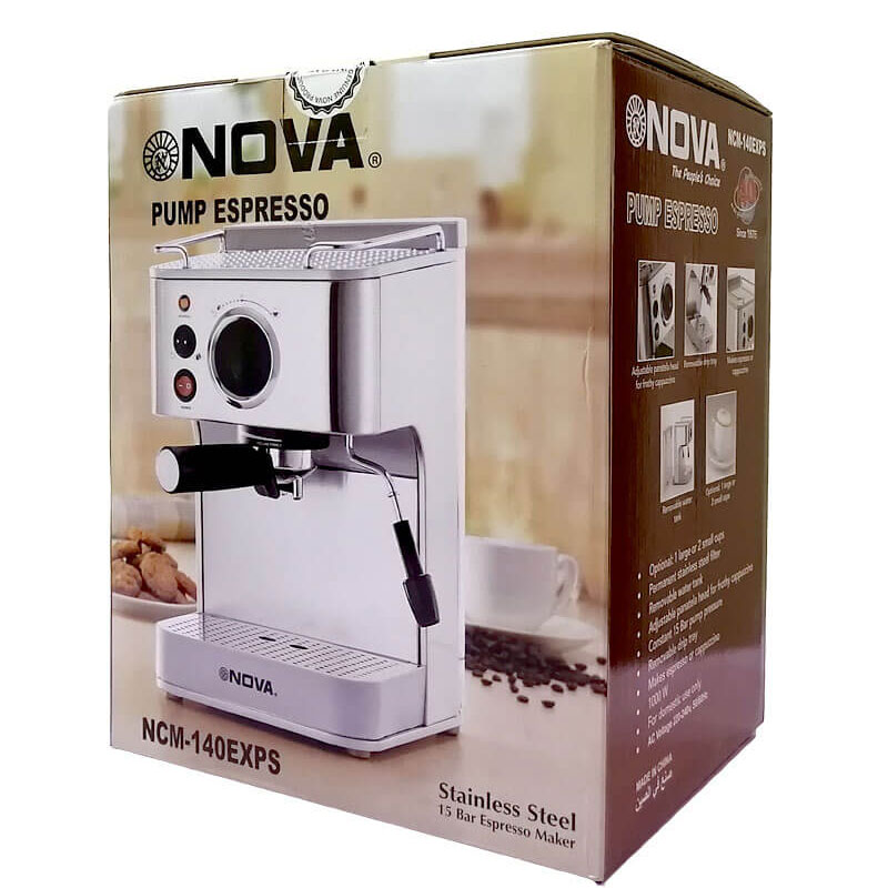 NOVA .140 Espresso MAKER DOMINOKALA 6 - اسپرسوساز نوا NOVA 140