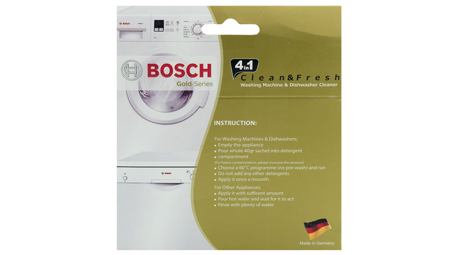 جرم گیر ماشین لباسشویی و ظرفشویی 5 عددی بوش BOSCH GOLD CLEAN AND FRESH 4in1