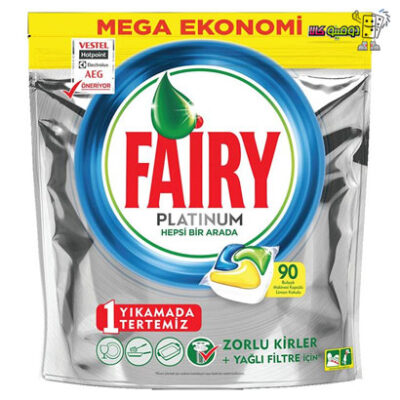 قرص ماشین ظرفشویی 90 تایی فیری FAIRY Platinum