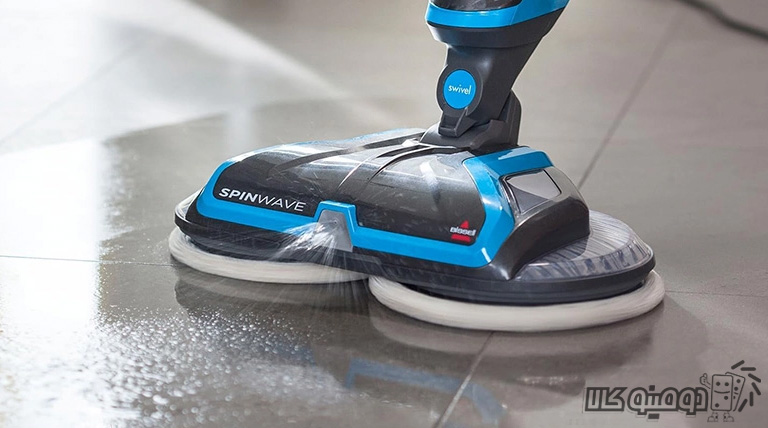 شستشوی لکه ها و کثیفی های زمین با تی شارژی بیسل مدل SpinWave 2240z