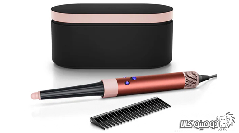 فناوری های پیشرفته حالت دهنده مو دایسون بلوتوث دار مدل Dyson Airwrap i.d. HS08 Strawberry Bronze/Blush Pink (صورتی/برنز)