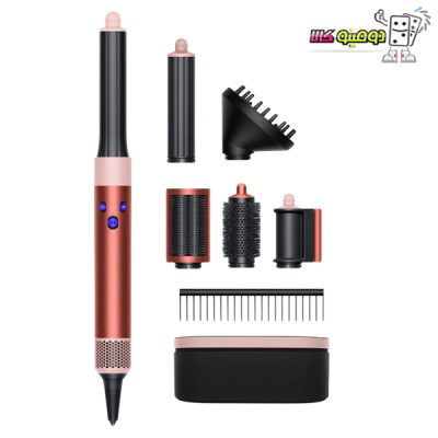 قیمت حالت دهنده مو دایسون مدل Dyson Airwrap HS05 multi-styler and dryer Complete Long Strawberry Bronze/Blush Pink with dif (صورتی/برنز) با دیفیوزر
