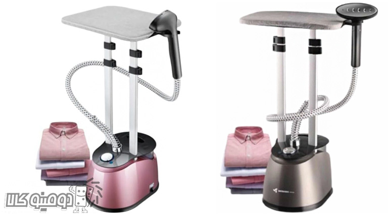 اتوکشی آسان و سریع چروک لباس ها با بخارگر ایستاده مباشی مدل ME-GST820