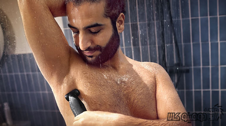 از بین بردن موهای بدن آقایان ماشین اصلاح موی بدن فیلیپس مدل BG3017