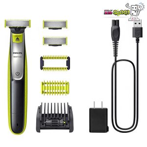 کوتاه کردن موهای صورت با ماشین اصلاح فیلیپس مدل qp2834/60
