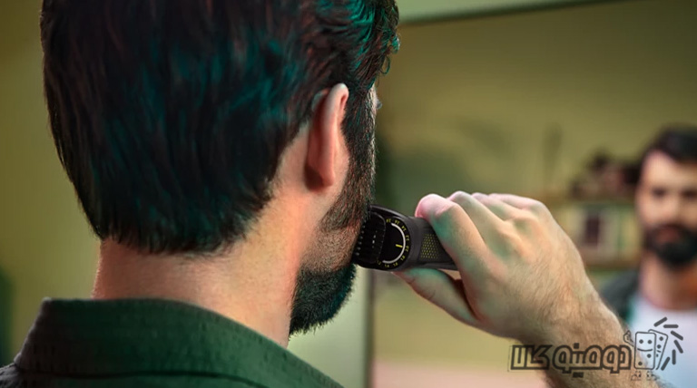 کوتاه کردن ریش با ماشین اصلاح سر و صورت فیلیپس مدل MG9553/15