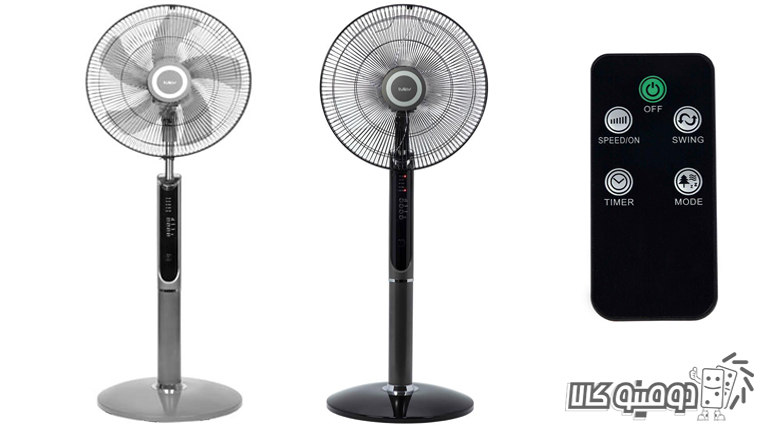 پنکه ایستاده تولیپس مدل SF-406 R با قابلیت تنظیم ارتفاع