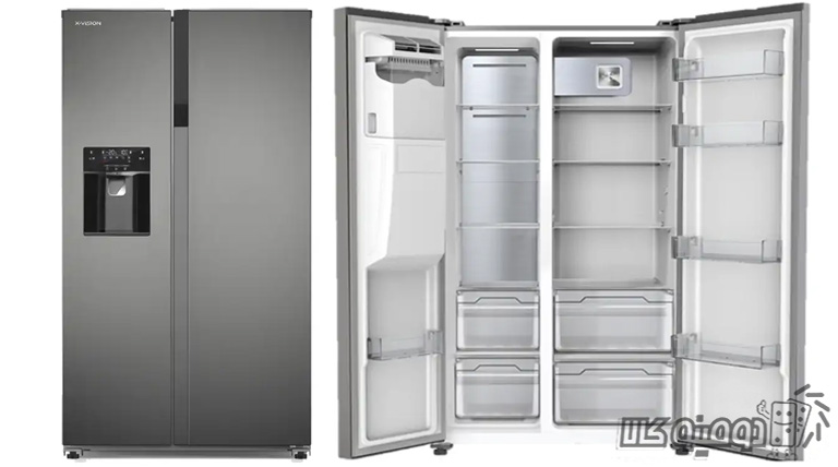 بهترین یخچال و فریزر ساید بای ساید ایکس ویژن 28 فوت مدل HS600-WI/SI