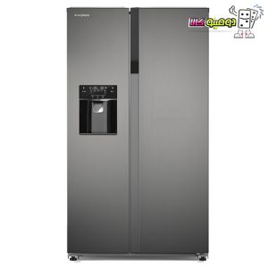 قیمت یخچال فریزر ساید بای ساید ایکس ویژن مدل HS600 رنگ نقره ای
