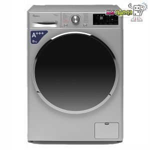 خرید ماشین لباسشویی جی پلاس نقره ای مدل GWM-M880 ظرفیت 8 کیلوگرم
