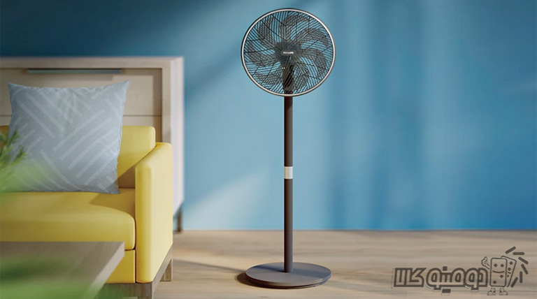 قدرت خنک کنندگی بالا و چرخش سر پنکه ایستاده فیلیپس مدل cx3550 به بالا و پایین و چپ و راست