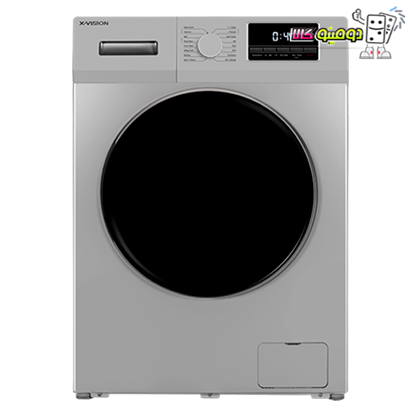 قیمت ماشین لباسشویی ایکس ویژن مدل TG82 ظرفیت 8 کیلوگرم نقره ای ( سیلور )