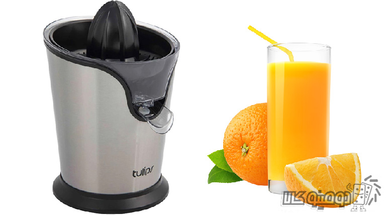 تهیه آب پرتقال و لیمو سریع و راحت با آب مرکبات گیر تولیپس مدل CJ-415